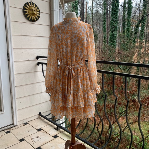 fab'rik Dresses & Skirts - Fabrik cottage core long sleeve dress. New with tag. Very pretty and feminine, L